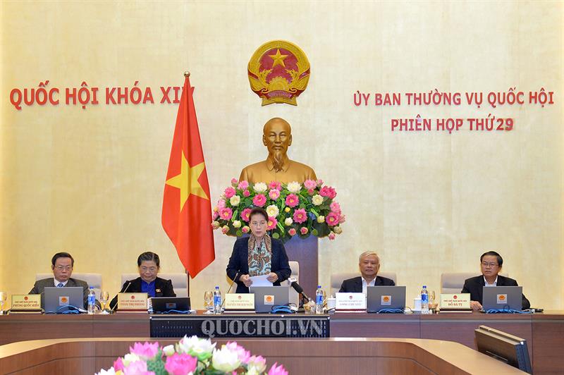 Bế mạc Phiên họp thứ 29 của Ủy ban Thường vụ Quốc hội